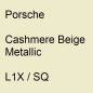 Preview: Porsche, Cashmere Beige Metallic, L1X / SQ.
